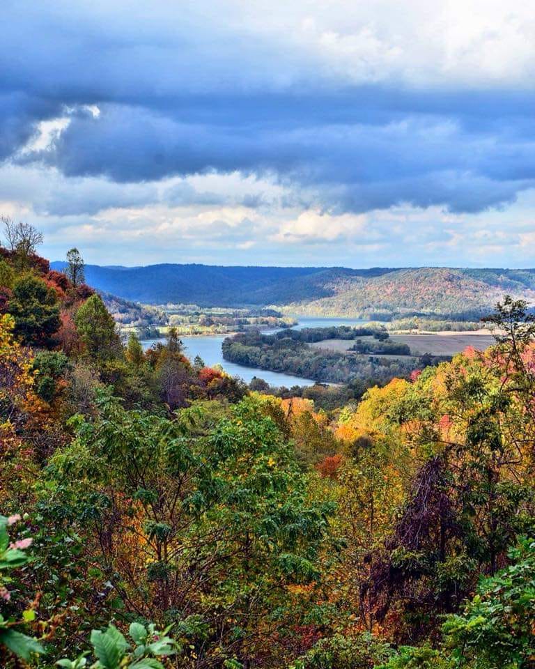 View from Evans Chapel Vanceburg Lewis County Kentucky by Toni Kamer Toller